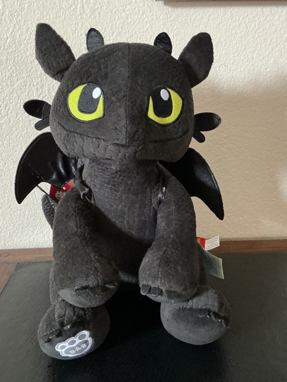 Build A Bear Dreamworks How To Train Your Dragon Red Fin Toothless Plush Wings
